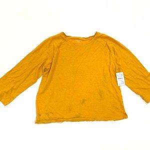 Eileen Fisher Women’s Yellow Long Sleeve T-Shirt